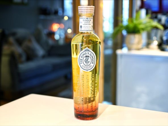 a bottle of ginger liqueur